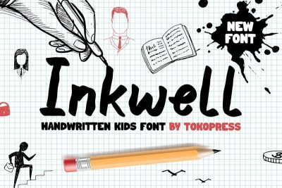 handwriting font inkwell