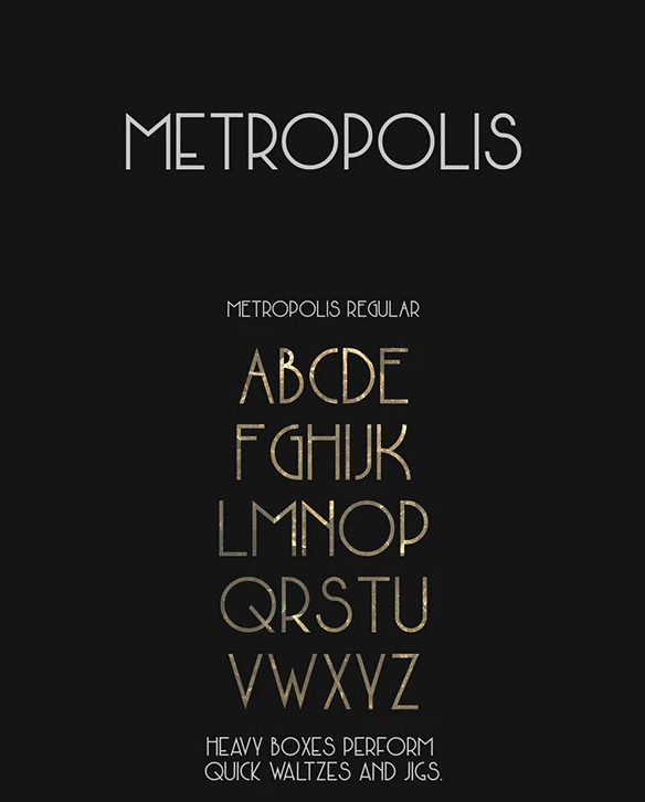 the great gatsby font type