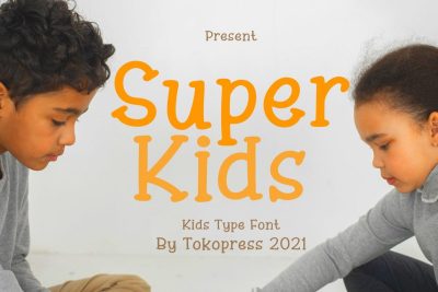 handwriting font super kids
