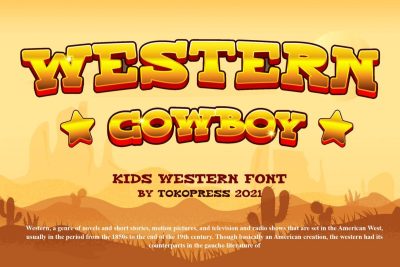 Western Font Western Cowboy