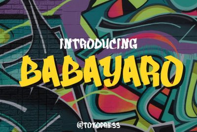 Graffiti Font Babayaro