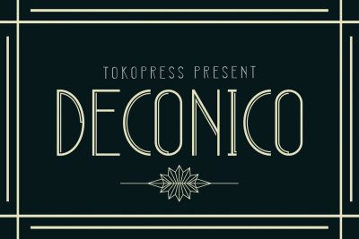 Retro Font DECONICO
