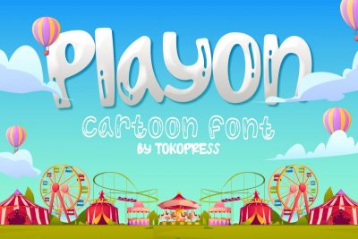 Bubble Font Playon
