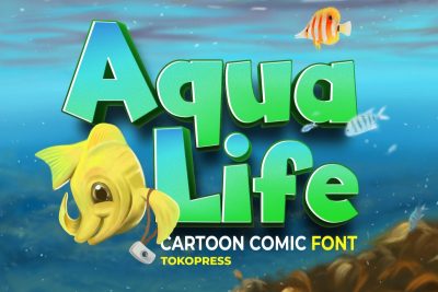 Kids font Aqua Life