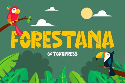 Funny Font Forestana