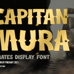 tattoo font capitan mura