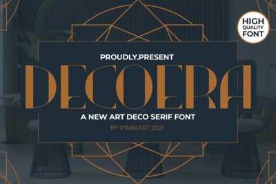 Retro Font DECOERA