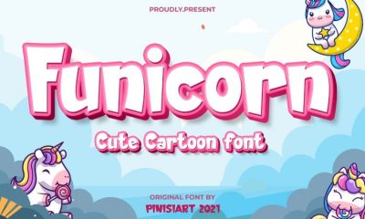 Cute Font Funicorn