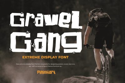 Racing Font Gravel Gang