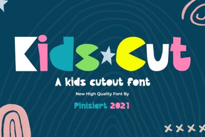 funny font kids cut