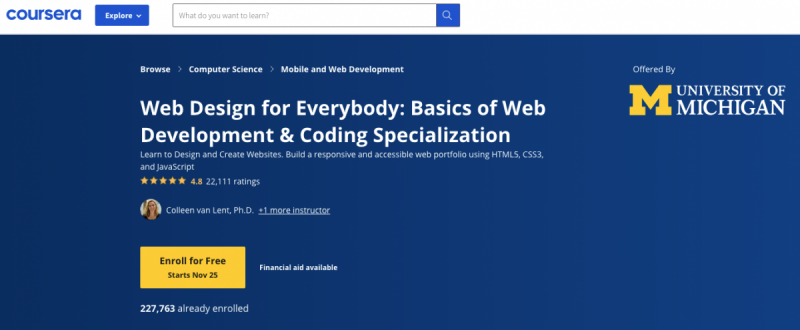 learn web design free
