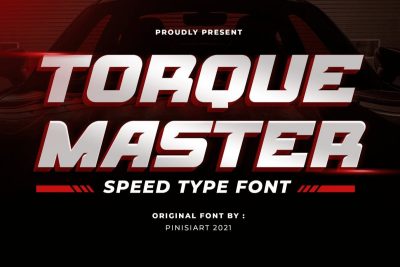 Racing Font TORQUE MASTER