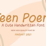 Cute Font Teen Poem