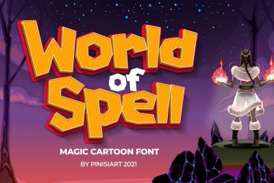 Gaming Font world of spell