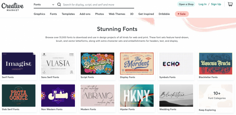 typography ideas website