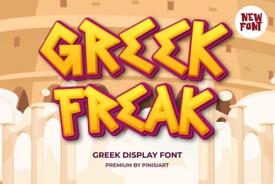 Gaming Font greek freak