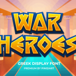 Gaming Font war heroes