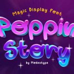 Cute Font Poppin Story