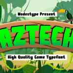 Gaming Font aztech