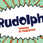 Funny Font rudolph