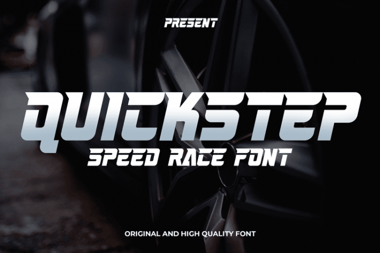 Quickstep - Speed Race Font - Just The Skills
