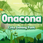 Gaming Font onacona