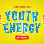 Funny Font youth energy