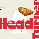 Vintage Font Head Turner