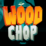 Gaming Font wood chop