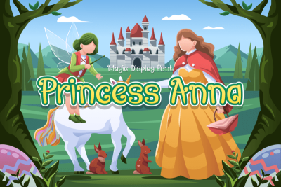 Cute Font Princess Anna