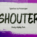 Graffiti Font Shouter
