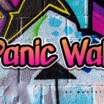 Graffiti Font Panic Wall