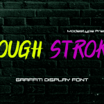Graffiti Font Rough Stroke