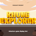 Stencil Font Rhune Explorer