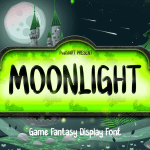 Gaming Font moonlight