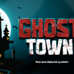 Scary Font ghost town