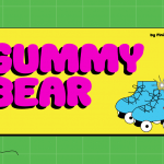 Bubble Font Gummy Bear
