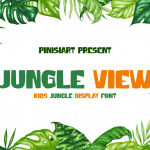 Kids Font Jungle View