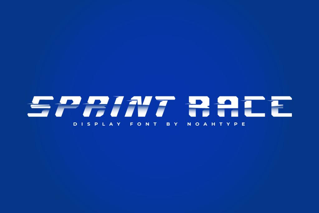 racing fonts