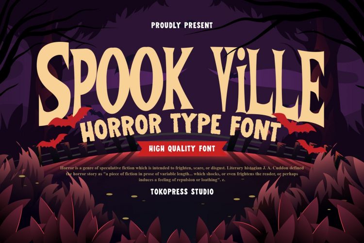 Halloween fonts