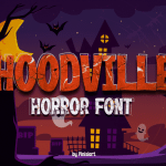 Scary Font hoodville