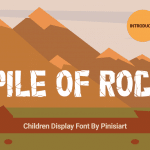 Gaming Font pile of rock