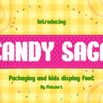 Kids Font Candy Saga