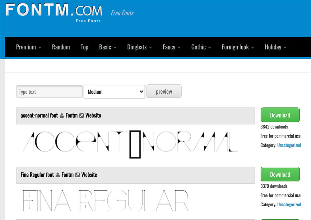 Download Free Fonts