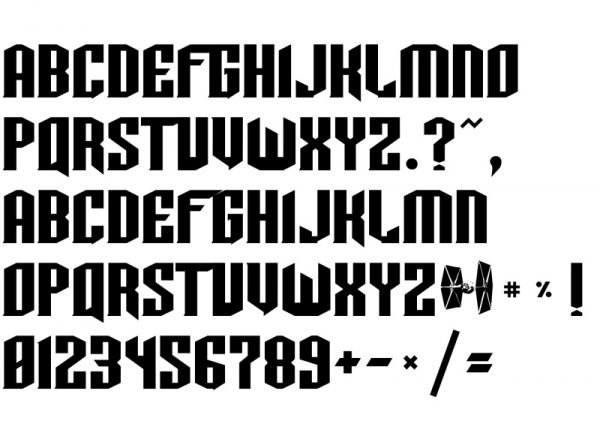 star wars font