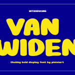 Kids font Van Widen