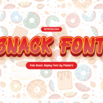 Cute Font Snack Font