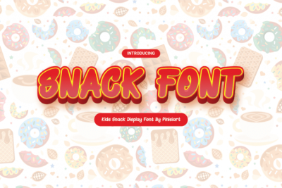 Cute Font Snack Font