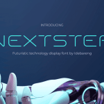 Futuristic Font nextstep