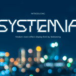 Futuristic Font systemia